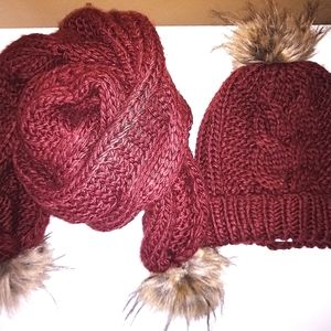 Winter Hat and Scarf Set